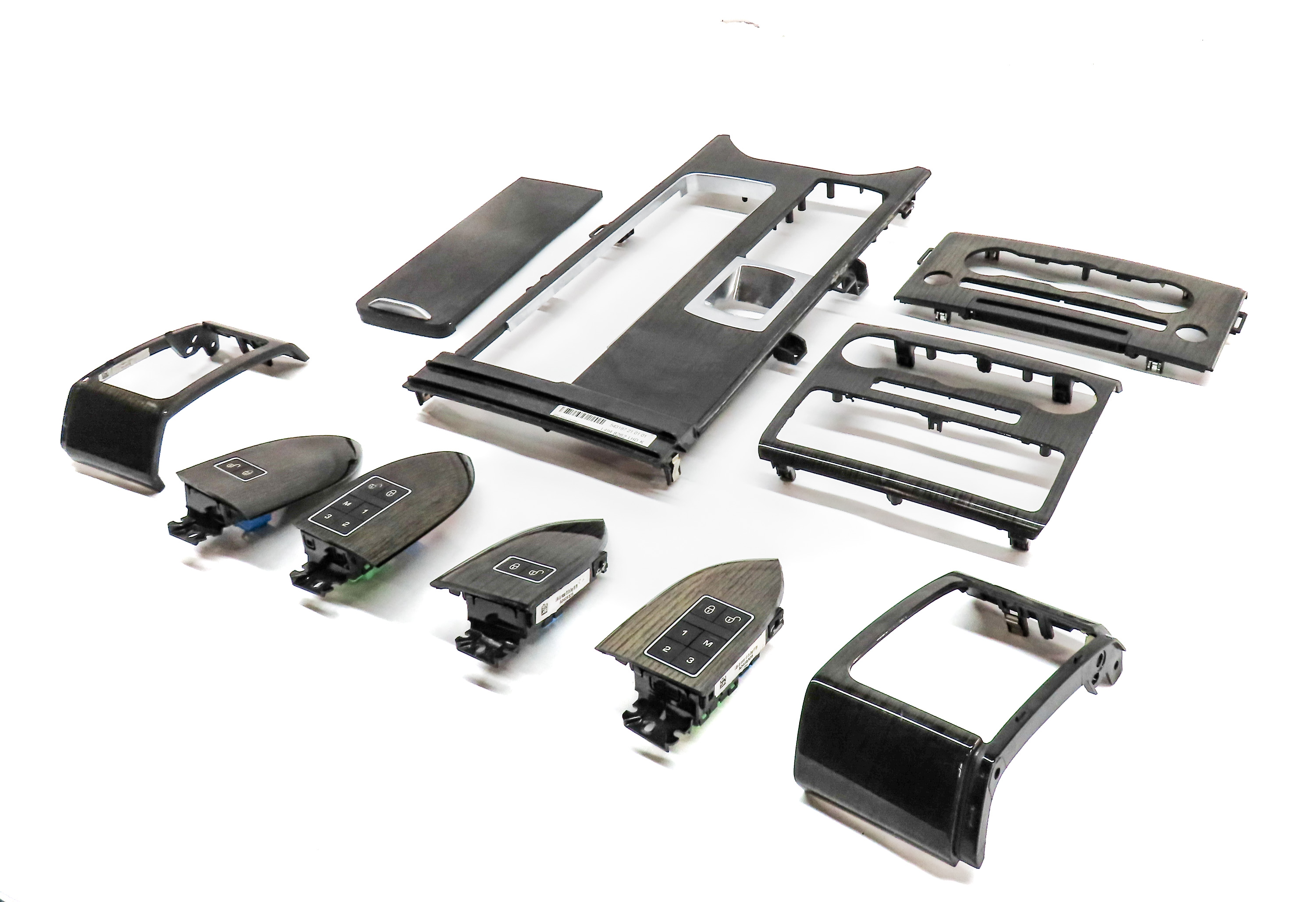2014 ROVER SPORT (L494) INTERIOR DASH CENTER CONSOLE DOOR TRIM SET/10 (Morzine) — exact item pictured